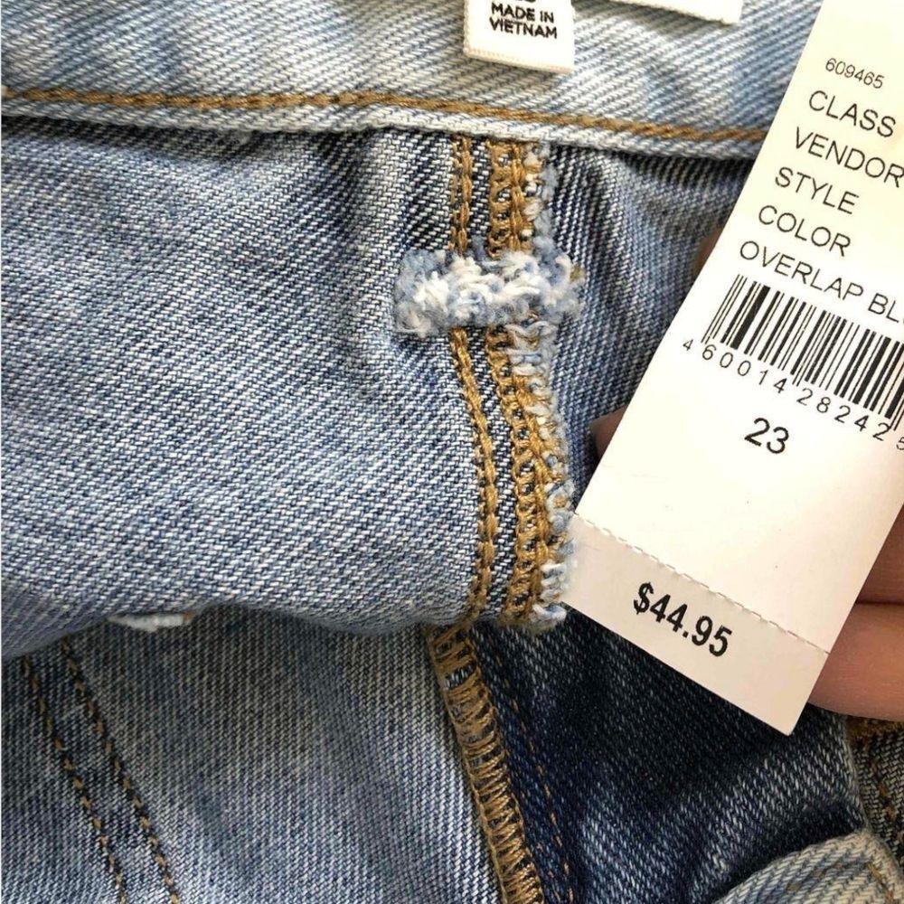 PACSUN NWT 2-tone Denim Shorts 23 - Picture 5 of 7